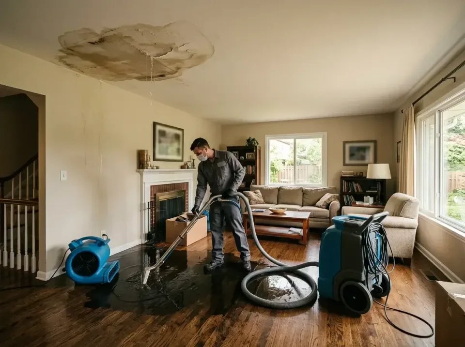 attic-pipe-burst-ceiling-drip-008 — frequently asked questions, Water Damage Restoration & Carpet Care in Brownsville, TN